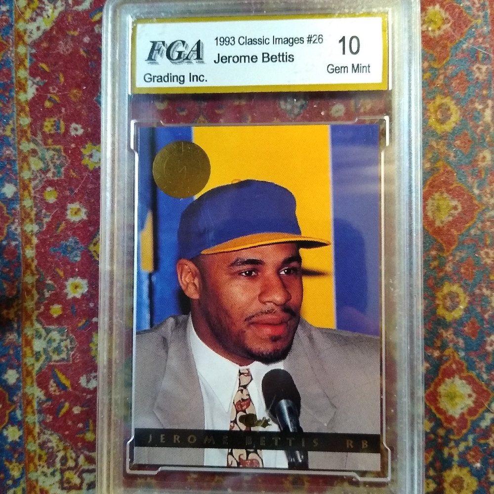 Jerome bettis 1993 classic images number 26